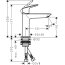 Hansgrohe Logis Bateria umywalkowa czarny mat 71255670 - zdjęcie 3