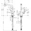 Hansgrohe Metris Bateria kuchenna, chrom 14888000 - zdjęcie 2