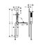 Hansgrohe Pulsify E Zestaw prysznicowy natynkowy czarny mat 24370670 - zdjęcie 2