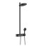 Hansgrohe Pulsify ShowerTablet Select Zestaw prysznicowy natynkowy termostatyczny z deszczownicą czarny mat 24241670 - zdjęcie 1