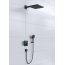 Hansgrohe Raindance E Zestaw prysznicowy podtynkowy termostatyczny z deszczownicą czarny mat 27939670 - zdjęcie 4