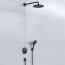 Hansgrohe Raindance S Zestaw prysznicowy termostatyczny podtynkowy z deszczownicą czarny mat 27959670 - zdjęcie 12