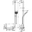 Hansgrohe Raindance Select S Zestaw prysznicowy 110 cm prawy chrom/biały 26326400 - zdjęcie 2