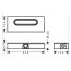 Hansgrohe RainDrain Flex Odpływ liniowy 70 cm biały mat + uBox Universal Zestaw podstawowy do odpływu liniowego montaż płaski 56043700+01000180 - zdjęcie 5
