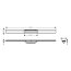 Hansgrohe RainDrain Flex Odpływ liniowy 90 cm chrom 56045000 - zdjęcie 2