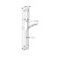 Hansgrohe Rainfinity Zestaw prysznicowy natynkowy złoty optyczny polerowany 28743990 - zdjęcie 2
