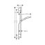 Hansgrohe Rainfinity Zestaw prysznicowy natynkowy złoty optyczny polerowany 28745990 - zdjęcie 2