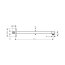Hansgrohe Ramię deszczownicy ścienne 39 cm biały mat 24357700 - zdjęcie 3