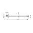 Hansgrohe Ramię deszczownicy ścienne 39 cm czarny mat 24357670 - zdjęcie 2