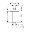 Hansgrohe Ramię deszczownicy sufitowe 10 cm czarny mat 24338670 - zdjęcie 2