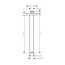Hansgrohe Ramię deszczownicy sufitowe 30 cm chrom 24339000 - zdjęcie 2