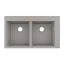 Hansgrohe S51 Zlewozmywak kompozytowy dwukomorowy 88x51 cm szarość betonu 43316380 - zdjęcie 1