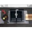 Hansgrohe S51 Zlewozmywak granitowy jednokomorowy 56x51 cm grafitowa czerń 43312170 - zdjęcie 2