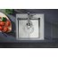 Hansgrohe S71 Zlewozmywak stalowy jednokomorowy 55x50 cm stal szlachetna szczotkowana 43301800 - zdjęcie 2