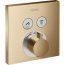 Hansgrohe ShowerSelect Bateria wannowo-prysznicowa podtynkowa z termostatem brąz szczotkowany 15763140 - zdjęcie 1