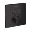 Hansgrohe ShowerSelect Bateria wannowo-prysznicowa podtynkowa z termostatem czarny matowy 15763670 - zdjęcie 1