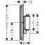 Hansgrohe ShowerSelect Comfort E Bateria prysznicowa podtynkowa termostatyczna czarny mat 15575670 - zdjęcie 2