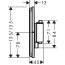 Hansgrohe ShowerSelect Comfort Q Bateria prysznicowa podtynkowa termostatyczna chrom 15589000 - zdjęcie 3