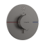 Hansgrohe ShowerSelect Comfort S Bateria prysznicowa podtynkowa termostatyczna czarny chrom szczotkowany 15553340 - zdjęcie 1