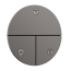 Hansgrohe ShowerSelect Comfort S Zawór przełączający podtynkowy czarny chrom szczotkowany 15558340 - zdjęcie 1