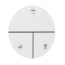 Hansgrohe ShowerSelect Comfort S Zawór odcinający do 3 odbiorników podtynkowy biały mat 15558700 - zdjęcie 1
