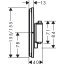 Hansgrohe ShowerSelect Comfort E Bateria prysznicowa podtynkowa termostatyczna chrom 15574000 - zdjęcie 3