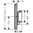 Hansgrohe ShowerSelect E Bateria prysznicowa podtynkowa termostatyczna czarny mat 15571670 - zdjęcie 2