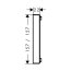 Hansgrohe ShowerSelect Element przedłużający 22 mm biały mat 13593700 - zdjęcie 2