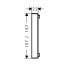 Hansgrohe ShowerSelect Element przedłużający 22 mm brąz szczotkowany 13593140 - zdjęcie 2