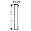 Hansgrohe ShowerSelect Glass rozeta maskująca chrom 13604000 - zdjęcie 2