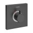 Hansgrohe ShowerSelect HighFlow Bateria prysznicowa podtynkowa termostatyczna czarny chrom szczotkowany 15760340 - zdjęcie 1