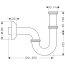 Hansgrohe Syfon umywalkowy U-kształtny, chrom 53010000 - zdjęcie 2