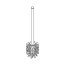 Hansgrohe Szczotka do WC chrom 93286000 - zdjęcie 1