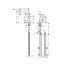 Hansgrohe Talis M54 Bateria kuchenna podokienna z wyciąganą wylewką czarny chrom szczotkowany 72809340 - zdjęcie 2