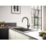 Hansgrohe Talis M54 Bateria kuchenna wysoka czarny mat 72805670 - zdjęcie 2