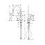 Hansgrohe Talis M54 Bateria kuchenna wysoka z wyciąganą wylewką czarny mat 72800670 - zdjęcie 2