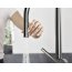 Hansgrohe Talis M54 Bateria kuchenna wysoka z wyciąganą wylewką czarny chrom szczotkowany 72800340 - zdjęcie 3