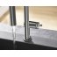 Hansgrohe Talis M54 Bateria kuchenna wysoka z wyciąganą wylewką czarny chrom szczotkowany 72800340 - zdjęcie 6