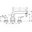 Hansgrohe Talis S Bateria nawannowa 3 otworowa chrom 72415000 - zdjęcie 2