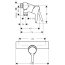 Hansgrohe Talis S Bateria prysznicowa natynkowa chrom 72601000 - zdjęcie 2
