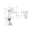 Hansgrohe Tecturis E Bateria umywalkowa CoolStart EcoSmart+ bez korka brąz szczotkowany 73012140 - zdjęcie 2