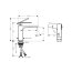 Hansgrohe Tecturis E Bateria umywalkowa CoolStart EcoSmart+ bez korka czarny mat 73012670 - zdjęcie 2