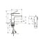 Hansgrohe Tecturis E Bateria umywalkowa CoolStart EcoSmart+ z korkiem czarny mat 73002670 - zdjęcie 2