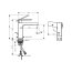 Hansgrohe Tecturis E Bateria umywalkowa CoolStart EcoSmart+ z korkiem czarny mat 73014670 - zdjęcie 2