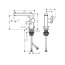 Hansgrohe Tecturis E Bateria umywalkowa Fine CoolStart Ecosmart+ z korkiem klik klak czarny mat 73020670 - zdjęcie 2