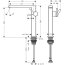 Hansgrohe Tecturis E Bateria umywalkowa wysoka Fine CoolStart Ecosmart+ z korkiem biały mat 73070700 - zdjęcie 2