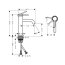 Hansgrohe Tecturis S Bateria umywalkowa CoolStart Ecosmart+ bez korka biały mat 73312700 - zdjęcie 2