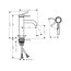 Hansgrohe Tecturis S Bateria umywalkowa CoolStart Ecosmart+ bez korka czarny mat 73312670 - zdjęcie 2