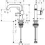 Hansgrohe Tecturis S Bateria umywalkowa Fine CoolStart EcoSmart+ bez korka brąz szczotkowany 73321670 - zdjęcie 2