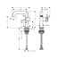 Hansgrohe Tecturis S Bateria umywalkowa Fine CoolStart EcoSmart+ z korkiem biały mat 73320700 - zdjęcie 2